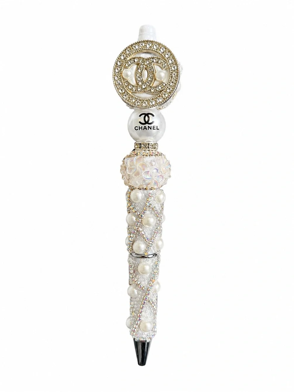Pearl Rhinestone Embellished Glam Pen Luxury Inspired Coquette Statement Gift